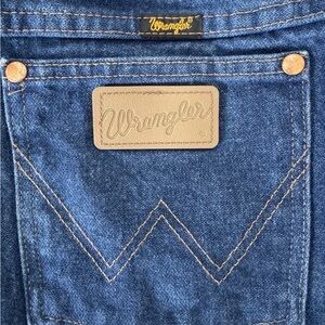 Wrangler 936DEN Men’s Rigid 33x31 Rodeo Cowboy Cut Indigo Straight Leg Jeans